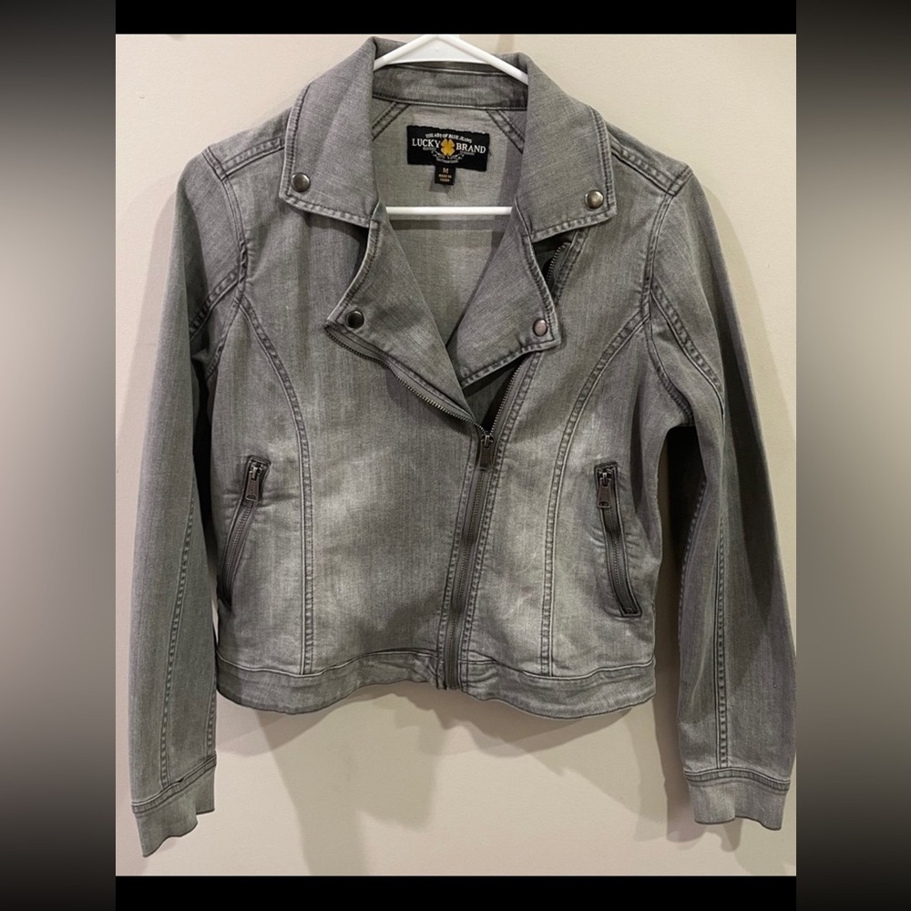 Lucky Brand Gray Jean Jacket